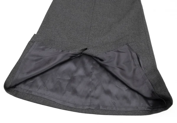 マルタンマルジェラMartin Margiela 4 ウールカシミヤAラインスカート グレー38 K-81338_012