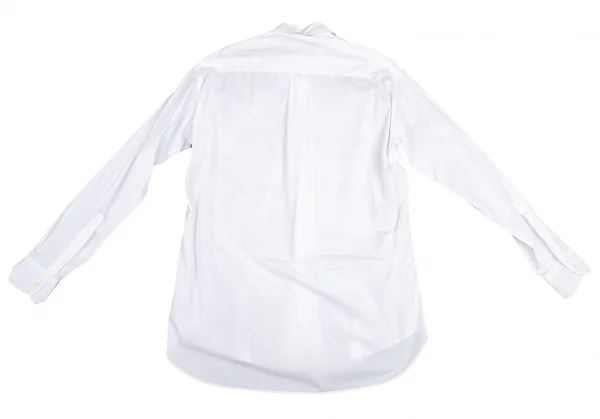 ヨウジヤマモト プールオムYohji Yamamoto POUR HOMMEフロント刺繍ロングシャツ 白M K-81421_011