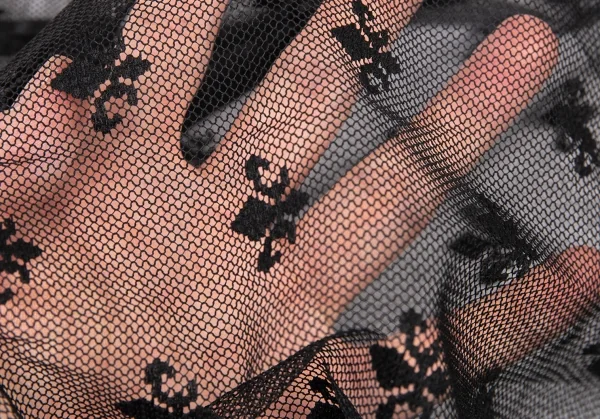 リミフゥLIMI feu チュールトップ切り替えシルクシャイニースカート 黒S K-81432_016