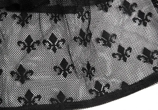 リミフゥLIMI feu チュール切り替えシルクシャイニーカバースカート 黒S K-81433_006