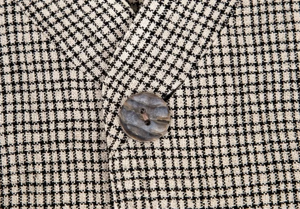 ヨーガンレールJURGEN LEHL マオカラーリネンチェックジャケット ベージュM K-81469_004