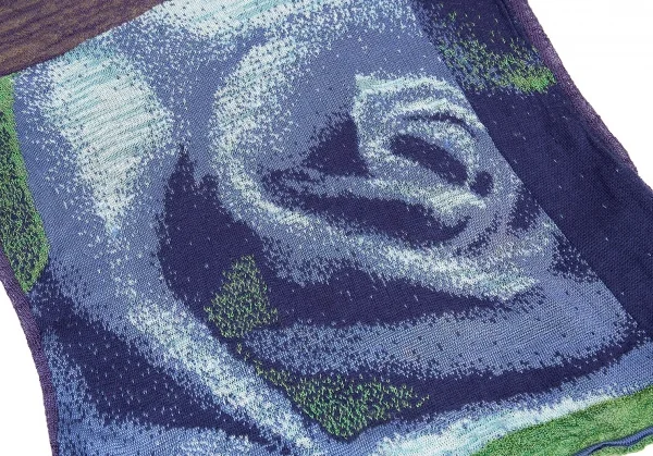 ケンゾーKENZO パネル切替半袖ニット マルチM位 K-81479_007