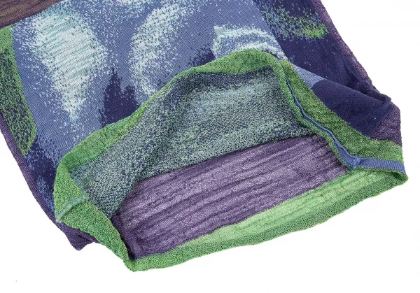 ケンゾーKENZO パネル切替半袖ニット マルチM位 K-81479_008