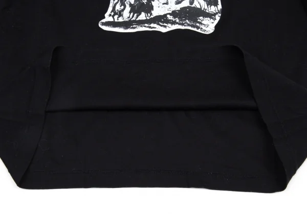 ジュニアゴルチエJUNIOR GAULTIER ウエスタンプリント長袖Tシャツ 黒48 K-81556_008
