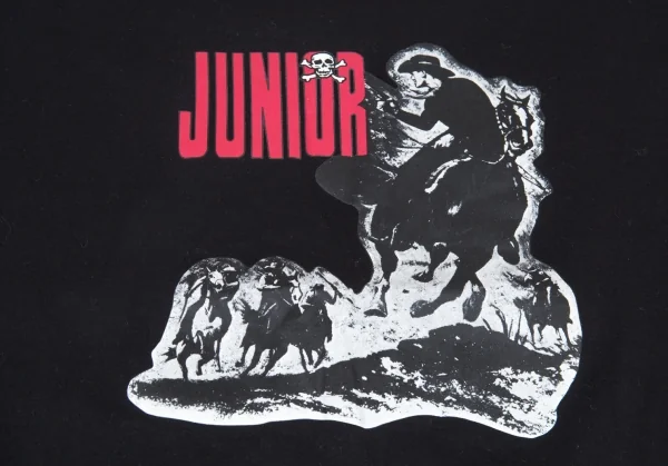 ジュニアゴルチエJUNIOR GAULTIER ウエスタンプリント長袖Tシャツ 黒48 K-81556_009