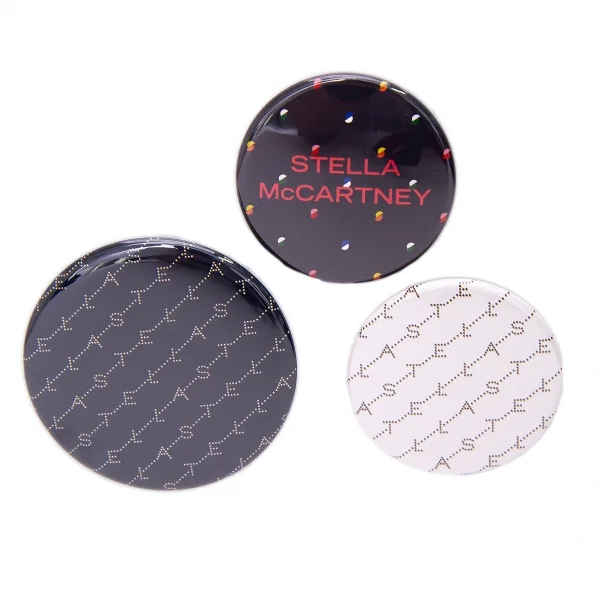 ステラマッカートニーSTELLA McCARTNEY ノベルティ缶バッジ3個セット 紺白 K-81596_001