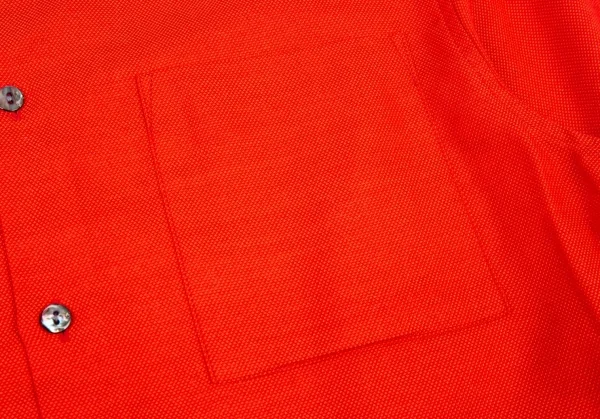 ジャンポールゴルチエ オムJean Paul GAULTIER HOMME コットンポリロングポイントカラーシャツ 赤48 K-81726_005