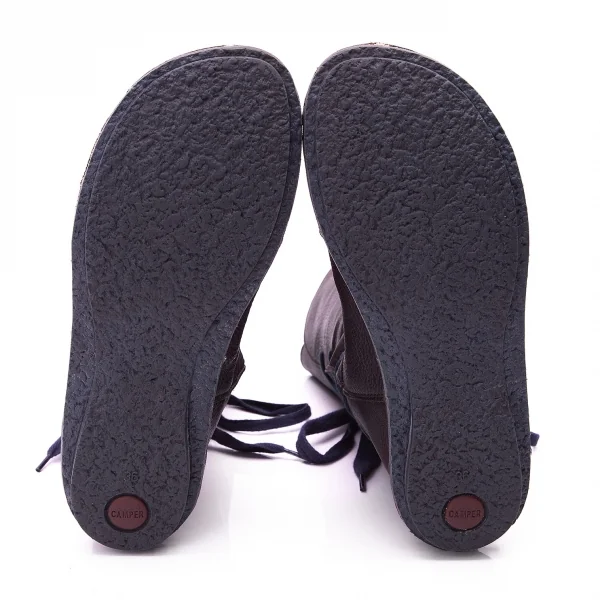 カンペールCAMPER レースアップフラットブーツ 茶36(23) K-81787_006