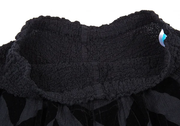 ISSEY MIYAKE me Velvet Switched Wide Pants K-81841_003