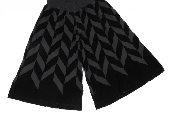 ISSEY MIYAKE me Velvet Switched Wide Pants K-81841_004