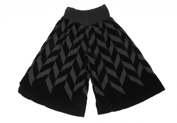 ISSEY MIYAKE me Velvet Switched Wide Pants K-81841_006