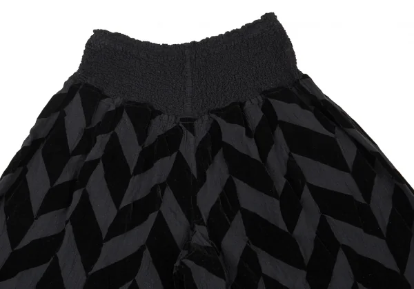 ISSEY MIYAKE me Velvet Switched Wide Pants K-81841_007