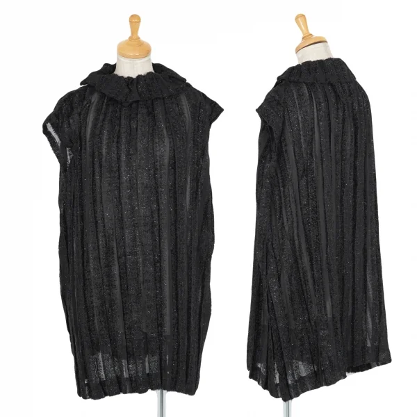 Unbranded Glitter Shaggy Striped Dress Black One size K-81844_001