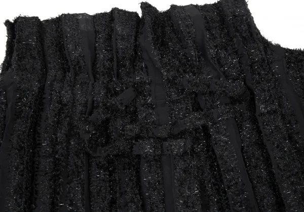 Unbranded Glitter Shaggy Striped Dress K-81844_005