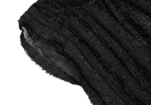 Unbranded Glitter Shaggy Striped Dress K-81844_006