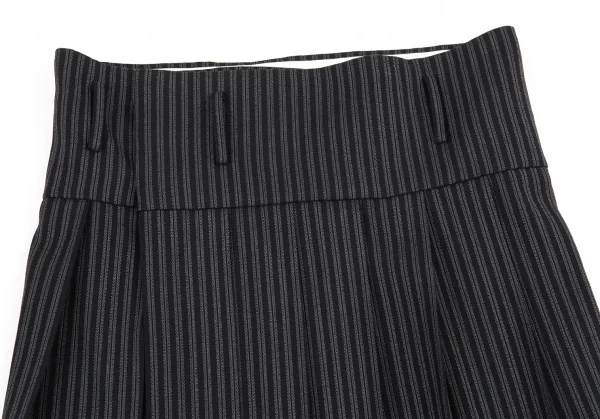 COMME des GARCONS HOMME PLUS Striped Pleats Wrap Skirt K-81873_002
