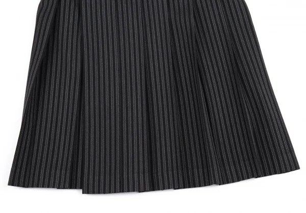 COMME des GARCONS HOMME PLUS Striped Pleats Wrap Skirt K-81873_003