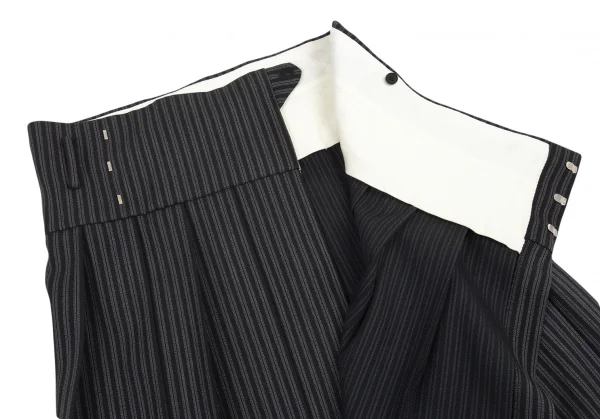COMME des GARCONS HOMME PLUS Striped Pleats Wrap Skirt K-81873_005