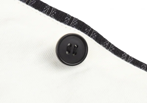 COMME des GARCONS HOMME PLUS Striped Pleats Wrap Skirt K-81873_006