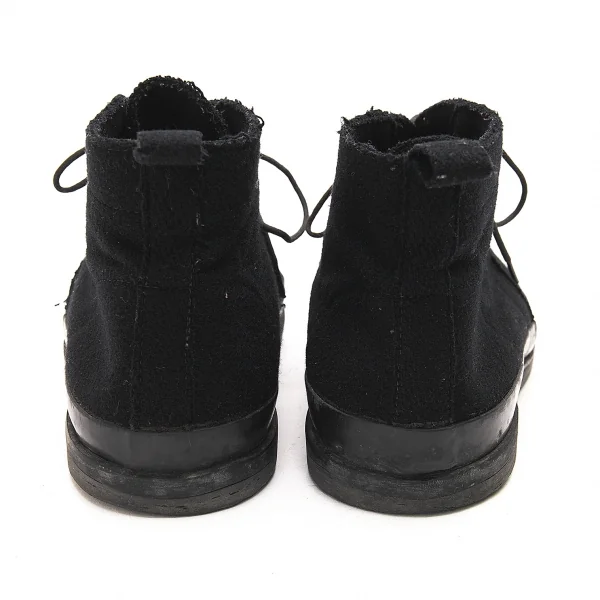 ワイズフォーメンY's for men ラバーソールフェルトチャッカブーツ 黒27位 K-81964_004