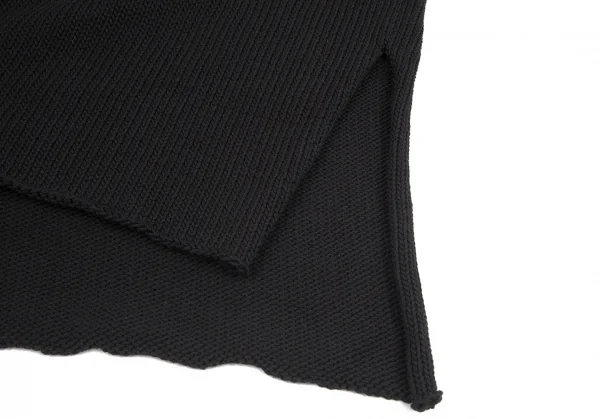 ブラックスキャンダル ヨウジヤマモトBLACK Scandal Yohji Yamamoto スパイダーウェブ刺繍ロングニット 黒3 K-81984_008