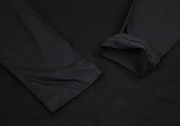 ヨウジヤマモト プールオムYohji Yamamoto POUR HOMME ラインストーンプリントラグランカットソー 黒3 K-81991_007