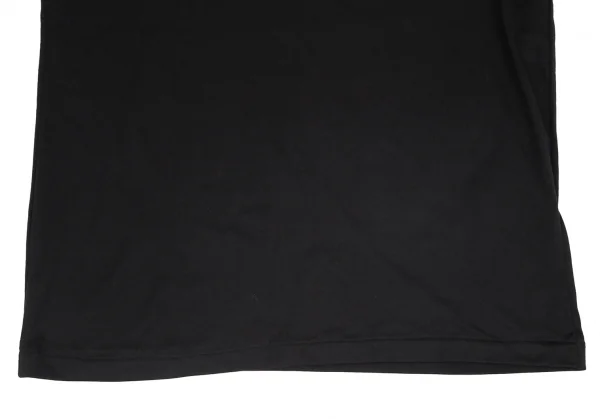 ヨウジヤマモト プールオムYohji Yamamoto POUR HOMME ラインストーンプリントラグランカットソー 黒3 K-81991_008