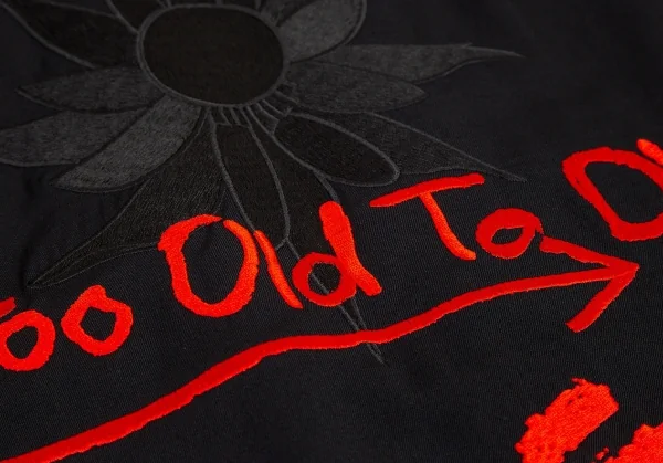 ヨウジヤマモト プールオムYohji Yamamoto POUR HOMME 阪急限定ウールギャババック諸行無常刺繍シャツコート 黒3 K-82015_005