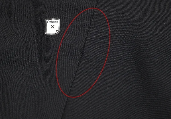 ヨウジヤマモト プールオムYohji Yamamoto POUR HOMME ウールギャバサスペンダーボタンパンツ 黒6 K-82067_011