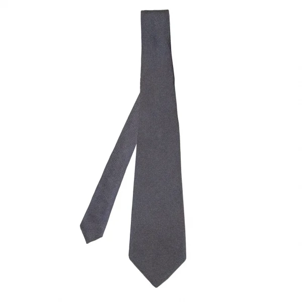 ヨウジヤマモト コスチュームドオムYohji Yamamoto COSTUME D' HOMME シルクドビーネクタイ 紺黄 K-82081_001