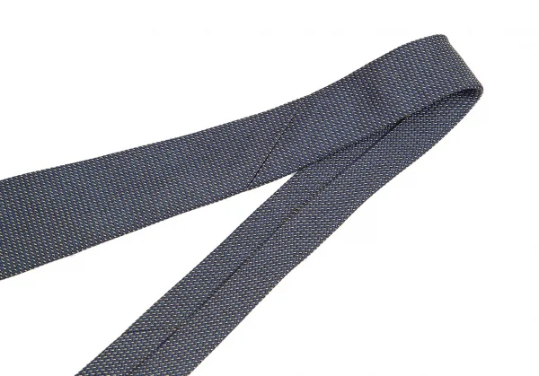 ヨウジヤマモト コスチュームドオムYohji Yamamoto COSTUME D' HOMME シルクドビーネクタイ 紺黄 K-82081_003