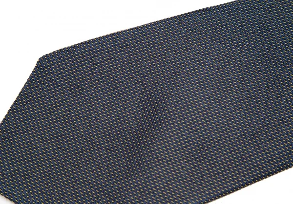 ヨウジヤマモト コスチュームドオムYohji Yamamoto COSTUME D' HOMME シルクドビーネクタイ 紺黄 K-82081_006