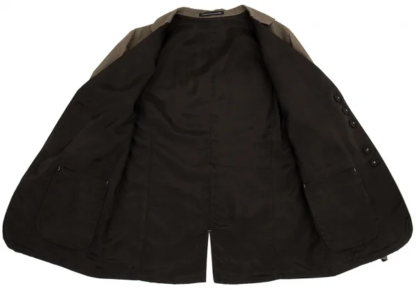 ワイズY's リバーシブルスナップボタンジャケット カーキ2 K-82129_011