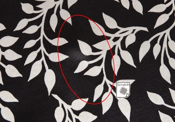 ワイズY's ボタニカルレーヨンノースリーブワンピース 黒グレーM位 K-82140_010