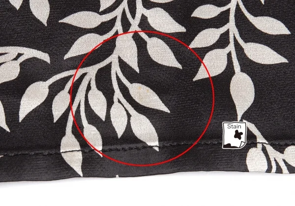 ワイズY's ボタニカルレーヨンノースリーブワンピース 黒グレーM位 K-82140_011