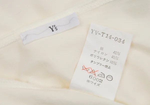 Y's Stretched T Shirt K-82146_011