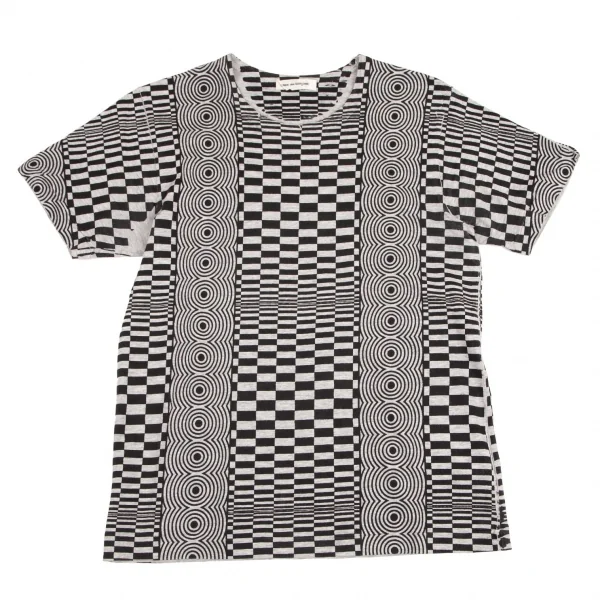 コムデギャルソンCOMME des GARCONS 幾何学プリントTシャツ