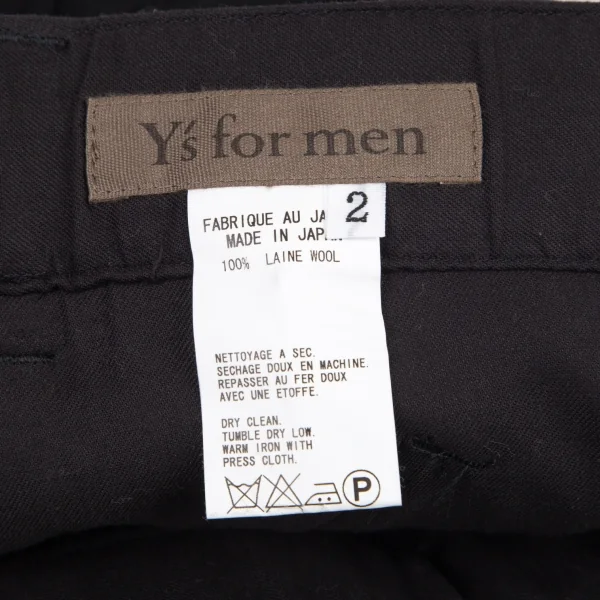 Y's for men Wool Cargo Pants K-82177_014
