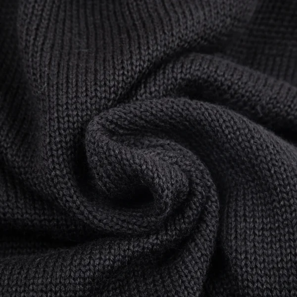 コムデギャルソンCOMME des GARCONS ボンボン装飾半袖ニット 黒S位 K-82209_009