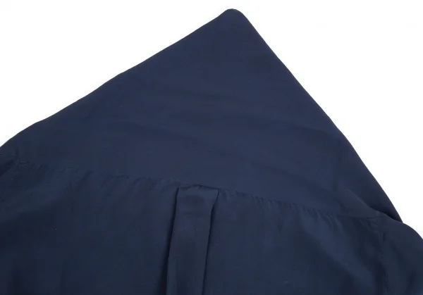 ヨウジヤマモト ノアールYohji Yamamoto NOIR シルク絞り染めボレロ 紺2 K-82215_015