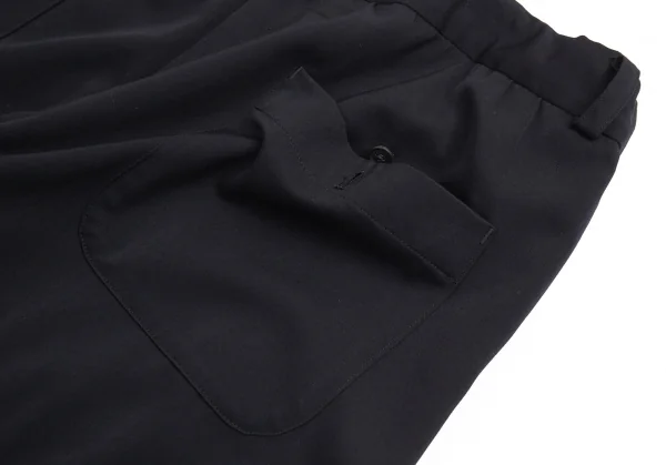 Y's for men Wool Stitched Shirring Pants K-82239_013