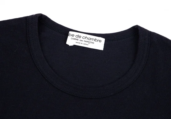 ローブドシャンブル コムデギャルソンrobe de chambre COMME des GARCONS ベーシックコットンTシャツ 紺M位 K-82294_002