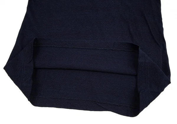 ローブドシャンブル コムデギャルソンrobe de chambre COMME des GARCONS 染めロゴTシャツ インディゴM位 K-82295_006