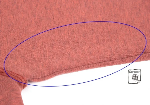 ヴィヴィアンタムVIVIENNETAM ドラゴン刺繍七分袖ストレッチスウェット 赤0 K-82346_006