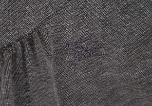 バーバリー ブルーレーベルBURBERRY BLUE LABEL ギャザーワンピース グレー38 K-82348_005