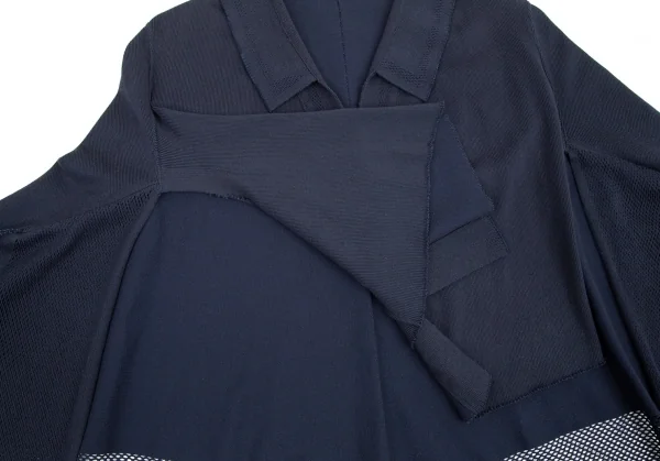 イッセイミヤケ エーポックISSEY MIYAKE A・POC ポンチョデザインジャケット 紺2 K-82418_010