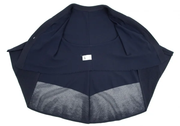 イッセイミヤケ エーポックISSEY MIYAKE A・POC ポンチョデザインジャケット 紺2 K-82418_011