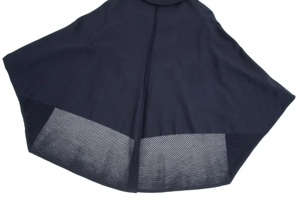 イッセイミヤケ エーポックISSEY MIYAKE A・POC ポンチョデザインジャケット 紺2 K-82418_016