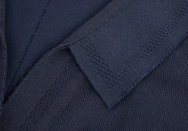 イッセイミヤケ エーポックISSEY MIYAKE A・POC ポンチョデザインジャケット 紺2 K-82418_005