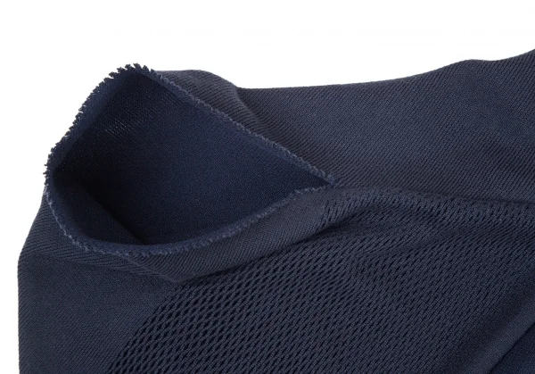 イッセイミヤケ エーポックISSEY MIYAKE A・POC ポンチョデザインジャケット 紺2 K-82418_008
